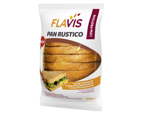 FLAVIS PAN RUSTICO APROTEICO 300 G