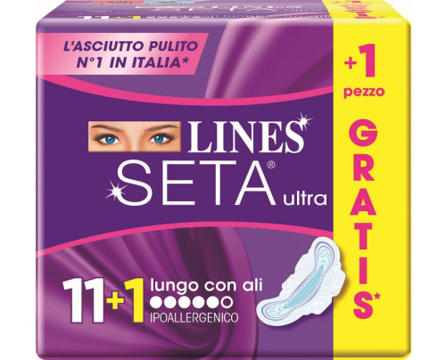 LINES SETA ULTRA LUNGO ALI CP 11+1 GRATIS