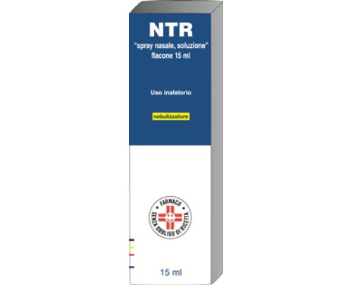 <b>NTR gocce nasali, soluzione flacone 15 ml<br>  NTR spray nasale, soluzione flacone 15 ml </b><br><b>Che cos’è e a che cosa serve</b><br>NTR è un medicinale decongestionante nasale per uso topico; serve per liberare il naso chiuso  m
