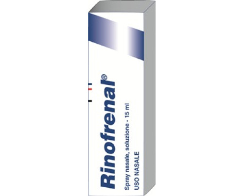 <b>RINOFRENAL<br>  4% + 0,2% spray nasale, soluzione</b><br>  Sodio cromoglicato + clorfenamina maleato<br><b>Che cos’è e a che cosa serve</b><br>Rinofrenal è un farmaco antiallergico.<br><br>  Rinofrenal è indicato per il tratt