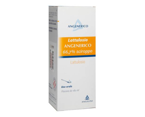 Lattulosio Angenerico Sciroppo 180 ml 66,7%