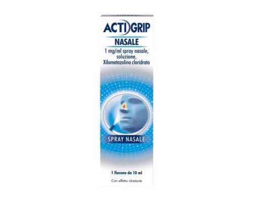 <b>ACTIFED DECONGESTIONANTE LENITIVO 1 mg/50 mg/ml spray nasale, soluzione</b><br>  Xilometazolina cloridrato/Dexpantenolo<br><b>Che cos’è e a che cosa serve</b><br>ACTIFED DECONGESTIONANTE LENITIVO spray nasale contiene xilometazolina clorid
