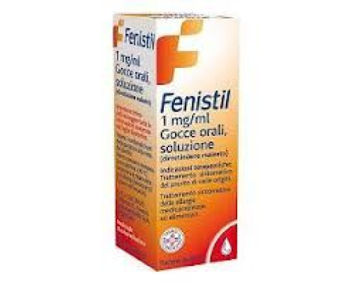<b>Fenistil 1 mg/ml gocce orali, soluzione<br>  Fenistil 1 mg compresse rivestite</b><br>  dimetindene maleato<br><b>Che cos’è e a che cosa serve</b><br>Fenistil contiene il principio attivo dimetindene maleato che appartiene al gruppo dei me