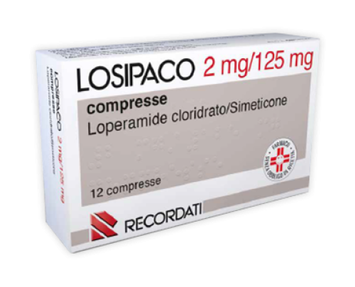 Losipaco 12 Compresse 2 mg + 125 mg  