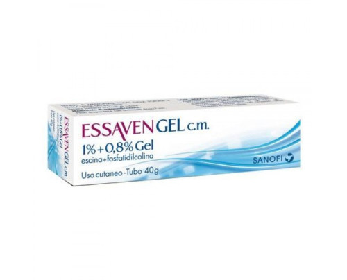 <b>ESSAVEN 10 mg/g + 8 mg/g gel</b><br>  Escina + fosfatidilcolina<br><b>Che cos’è e a che cosa serve</b><br>Essaven è un vasoprotettore.<br>  <br>  Essaven si usa per curare i sintomi attribuibili ad insufficienza venosa e gli stati d