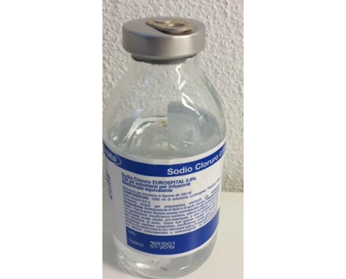 <b>Sodio Cloruro Eurospital 0,9% soluzione per infusione </b><br><b>Che cos’è e a che cosa serve</b><br>Reintegrazione di fluidi e di sodio cloruro