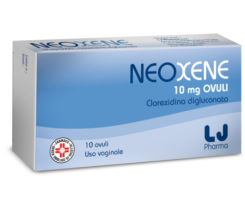 <b>NEOXENE 10 mg OVULI</b><br><b>Che cos’è e a che cosa serve</b><br>NEOXENE è un disinfettante per uso ginecologico.<br><br>  NEOXENE si usa per la disinfezione della mucosa vaginale