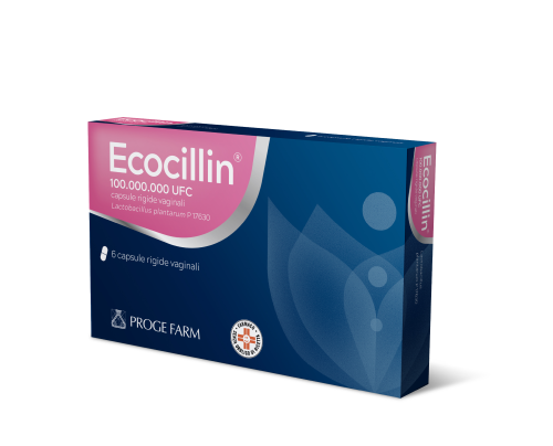 <b>ECOCILLIN 100.000.000 UFC capsule molli vaginali<br>  ECOCILLIN 100.000.000 UFC capsule rigide vaginali</b><br>  <em>Lactobacillus plantarum P 17630 </em><br><b>Che cos’è e a che cosa serve</b><br>ECOCILLIN contiene come principio attivo i